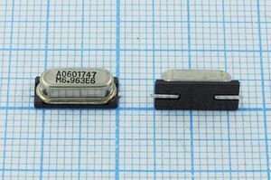 Кварцевый резонатор 6,9632 МГц - 6963,2 SMD49S4 18 1Г Кварцевый резонатор 6,9632 МГц - 6963,2 SMD49S4 18 1Г