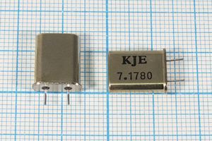 Кварцевый резонатор 7,178 МГц - 7178 HC49U S 1Г 4мм (KJE) Кварцевый резонатор 7,178 МГц - 7178 HC49U S 1Г 4мм (KJE)