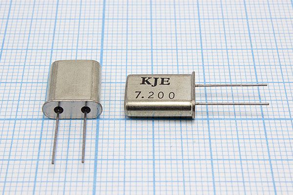 Кварцевый резонатор 7,2 МГц - 7200 HC49U 22 1Г (KJE)