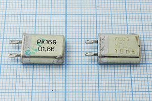 Кварцевый резонатор 7,68 МГц - 7680 МВ РК169МВ 1Г