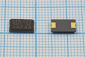 Кварцевый резонатор 48 МГц - 48000 SMD08045C2 12,5 15 100/-10~60C DSX840GAB 1Г Кварцевый резонатор 48 МГц - 48000 SMD08045C2 12,5 15 100/-10~60C DSX840GAB 1Г