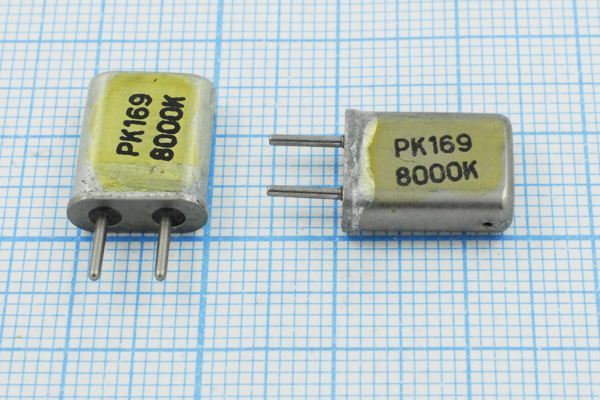 Кварцевый резонатор 8 МГц - 8000 HC25U РК169МА 1Г