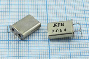Кварцевый резонатор 8,064 МГц - 8064 HC49U 18 20 1Г (KJE 8.064) Кварцевый резонатор 8,064 МГц - 8064 HC49U 18 20 1Г (KJE 8.064)