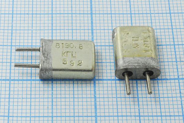 Кварцевый резонатор 8,1908 МГц - 8190,8 HC25U МА 1Г (8190.8КГЦ)