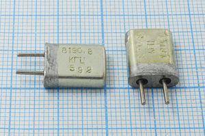 Кварцевый резонатор 8,1908 МГц - 8190,8 HC25U МА 1Г (8190.8КГЦ)