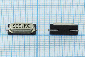Кварцевый резонатор 8,192 МГц - 8192 SMD49S3 20 SX-3 1Г (SB8.192) Кварцевый резонатор 8,192 МГц - 8192 SMD49S3 20 SX-3 1Г (SB8.192)