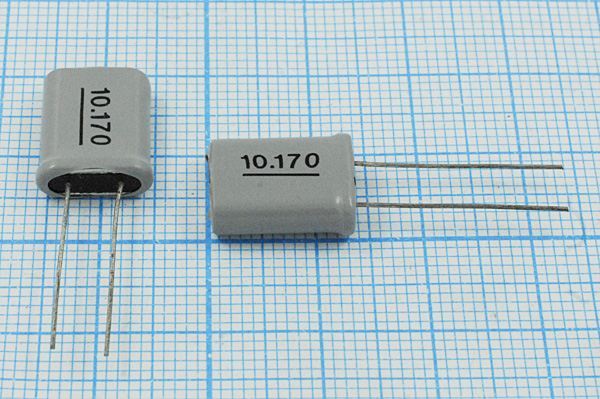 Кварцевый резонатор 10,17 МГц - 10170 HC18U 70 30 1Г +SL (10,170)