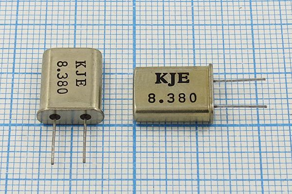 Кварцевый резонатор 8,38 МГц - 8380 HC49U S 1Г