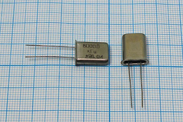 Кварцевый резонатор 8 МГц - 8000 HC43U S 15 20/-10~60C РК382МД-6АП 1Г