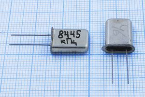 Кварцевый резонатор 8,445 МГц - 8445 HC43U S МД 1Г