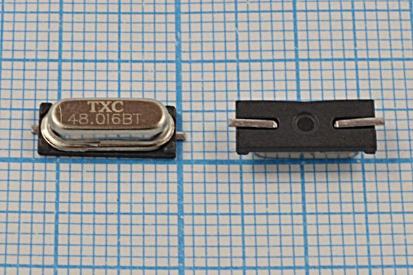 Кварцевый резонатор 48 МГц - 48000 SMD49S4 20 30 9C[SMD49S4] 3Г (48.016BT)