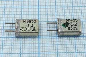Кварцевый резонатор 8,65 МГц - 8650 HC25U РГ05МА 1Г Кварцевый резонатор 8,65 МГц - 8650 HC25U РГ05МА 1Г