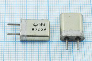Кварцевый резонатор 8,752 МГц - 8752 HC25U МА 1Г