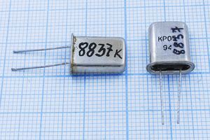 Кварцевый резонатор 8,837 МГц - 8837 HC43U S МД 1Г (8837К)