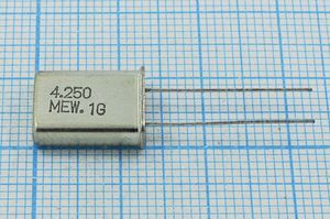 Кварцевый резонатор 4,25 МГц - 4250 HC49U 16 20 1Г (MEW)
