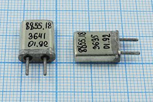 Кварцевый резонатор 8,85518 МГц - 8855,18 HC25U МА 1Г Кварцевый резонатор 8,85518 МГц - 8855,18 HC25U МА 1Г