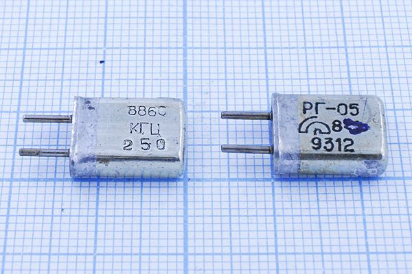 Кварцевый резонатор 8,86 МГц - 8860 HC25U РГ05МА 1Г