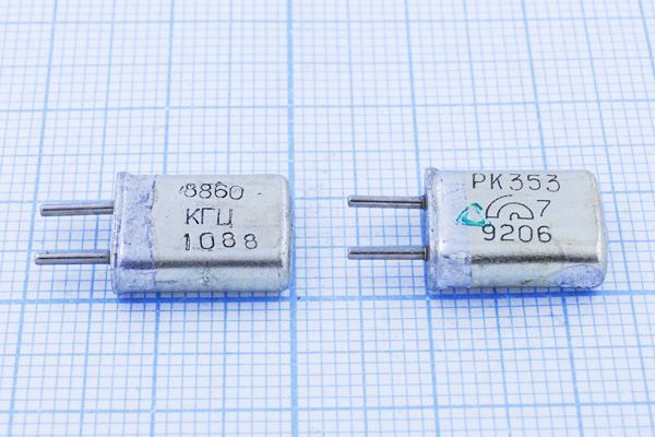 Кварцевый резонатор 8,86 МГц - 8860 HC25U РК353МА 1Г