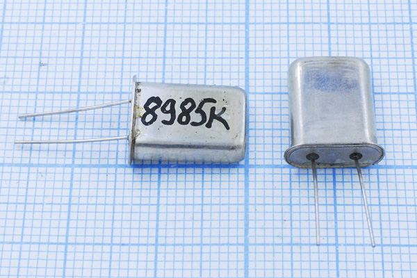 Кварцевый резонатор 8,985 МГц - 8985 HC49U S МД 1Г
