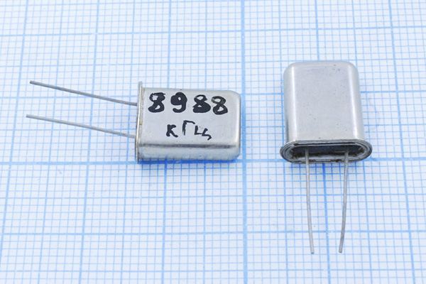 Кварцевый резонатор 8,988 МГц - 8988 HC43U S МД 1Г (8988КГЦ)