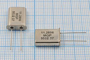 Кварцевый резонатор 11,2896 МГц - 11289,6 HC49U 20 50 1Г (11.2896 MGP) Кварцевый резонатор 11,2896 МГц - 11289,6 HC49U 20 50 1Г (11.2896 MGP)