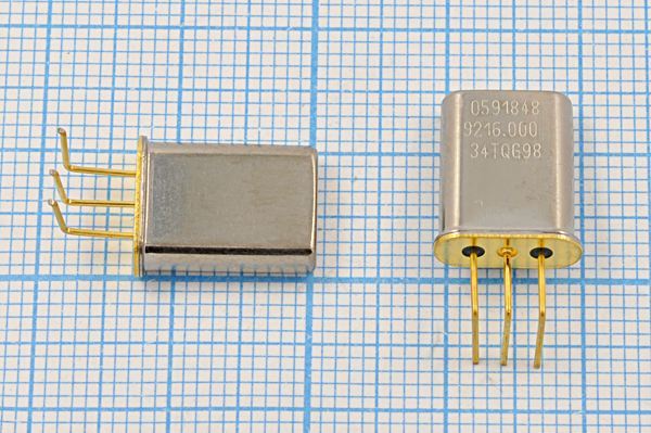 Кварцевый резонатор 9,216 МГц - 9216 HC49U-3 16 1Г (TQG)