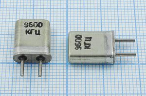 Кварцевый резонатор 9,6 МГц - 9600 HC25U МА 1Г