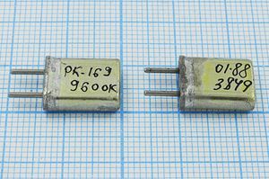 Кварцевый резонатор 9,6 МГц - 9600 HC25U S РК169МА 1Г