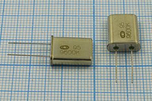 Кварцевый резонатор 9,6 МГц - 9600 HC49U S 30 30/-10~60C РК367-01МД-8АС 1Г