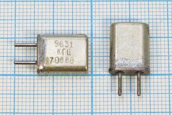 Кварцевый резонатор 9,631 МГц - 9631 HC25U МА 1Г