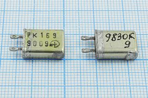 Кварцевый резонатор 9,83 МГц - 9830 МВ S РК169МВ 1Г