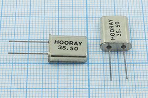 Кварцевый резонатор 35,5 МГц - 35500 HC49U 20 30 3Г (HOORAY)