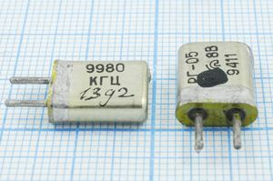 Кварцевый резонатор 9,98 МГц - 9980 HC25U РГ05МА 1Г Кварцевый резонатор 9,98 МГц - 9980 HC25U РГ05МА 1Г
