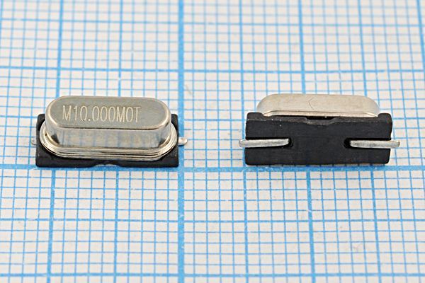 Кварцевый резонатор 10 МГц - 10000 SMD49S4 16 SMD49S 1Г (M10.000MOT)