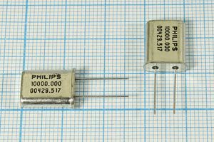Кварцевый резонатор 10 МГц - 10000 HC49U 20 30 HC49U[PHILIPS] 1Г