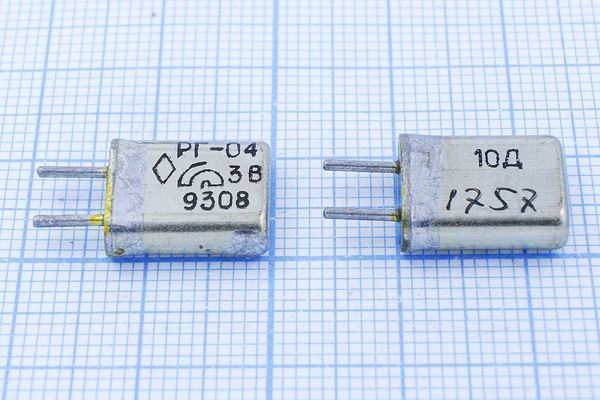 Кварцевый резонатор 10 МГц - 10000 HC25U РГ04МА 1Г