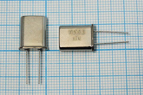 Кварцевый резонатор 10,1083 МГц - 10108,3 HC49U РПК01МД 1Г