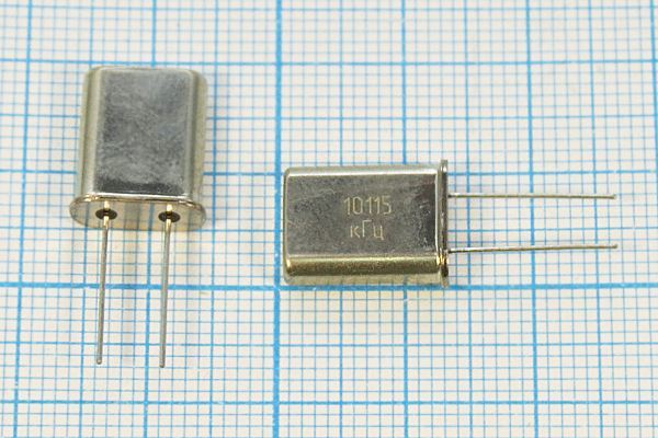 Кварцевый резонатор 10,115 МГц - 10115 HC49U S 15 30/-40~70C РПК01МД-6ВС 1Г