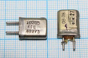 Кварцевый резонатор 10,205 МГц - 10205 HC25U МА 1Г