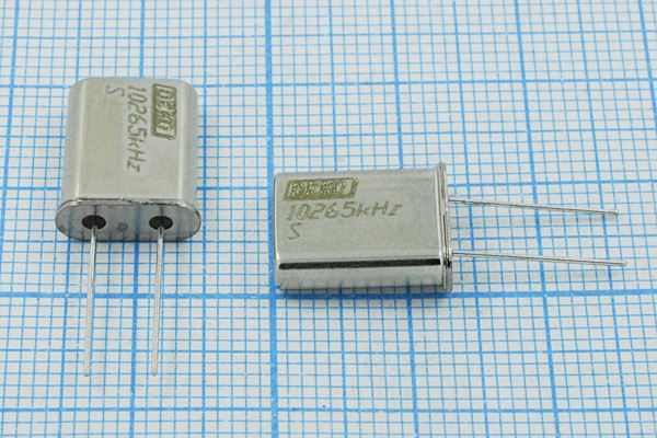 Кварцевый резонатор 10,265 МГц - 10265 HC49U S 30 40/-40~70C РК374МД-8ВТ 1Г