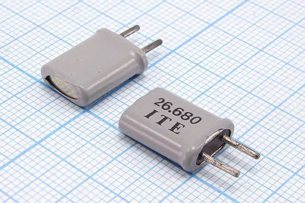 Кварцевый резонатор 26,68 МГц - 26680 HC25U 20 30 3Г +SL (ITE)
