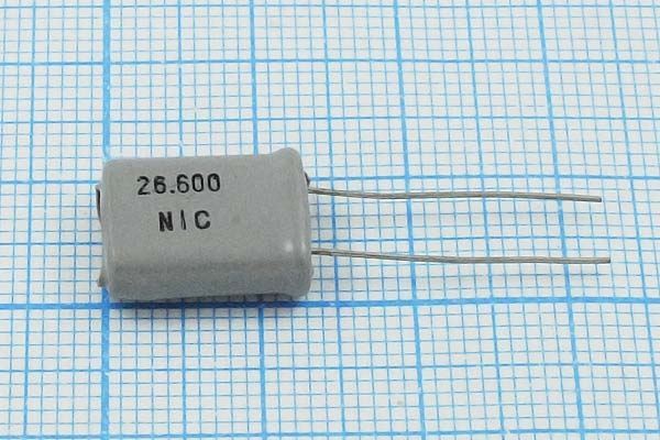 Кварцевый резонатор 26,6 МГц - 26600 HC18U 16 30 3Г +SL (NIC)