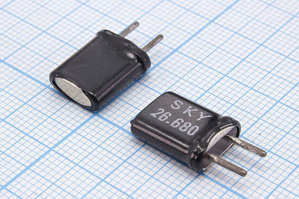 Кварцевый резонатор 26,68 МГц - 26680 HC25U 30 30 3Г +SL (SKY)