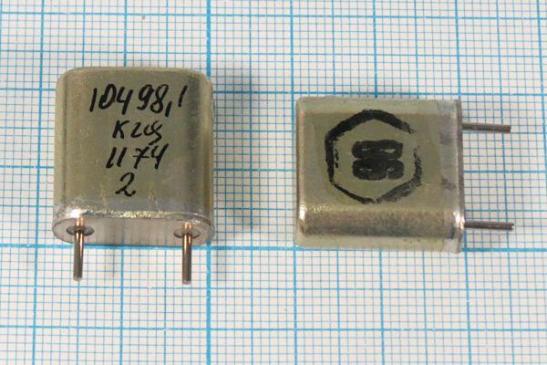 Кварцевый резонатор 10,49812 МГц - 10498,12 HC6U БА 1Г