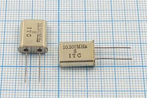 Кварцевый резонатор 10,5 МГц - 10500 HC49U S 1Г (ITC) Кварцевый резонатор 10,5 МГц - 10500 HC49U S 1Г (ITC)