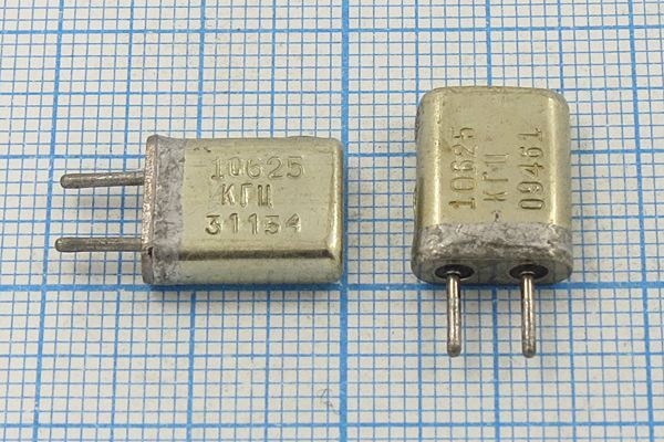 Кварцевый резонатор 10,625 МГц - 10625 HC25U МА 1Г (10625 КГЦ)