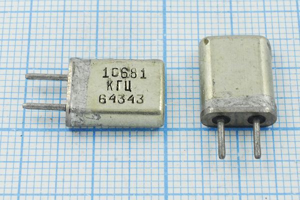 Кварцевый резонатор 10,681 МГц - 10681 HC25U МА 1Г