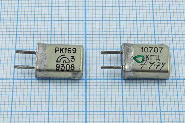 Кварцевый резонатор 10,707 МГц - 10707 HC25U РК169МА 1Г