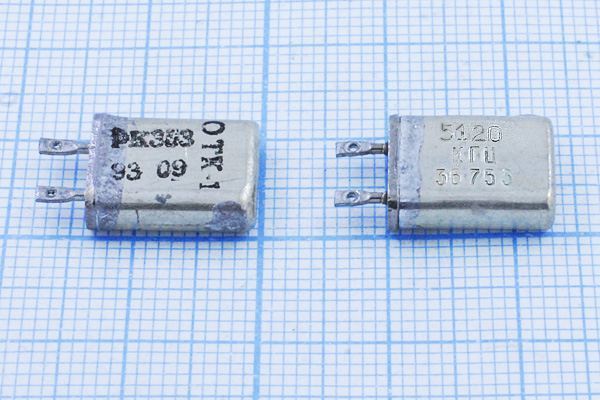 Кварцевый резонатор 5,12 МГц - 5120 МВ S 50 100/-30~60C РК353МВ-9БХ 1Г