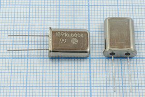 Кварцевый резонатор 10,91666 МГц - 10916,66 HC49U S РК374МД 1Г Кварцевый резонатор 10,91666 МГц - 10916,66 HC49U S РК374МД 1Г